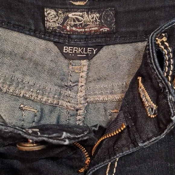 Silver Berkley Slim Straight Jeans - Picture 6 of 8